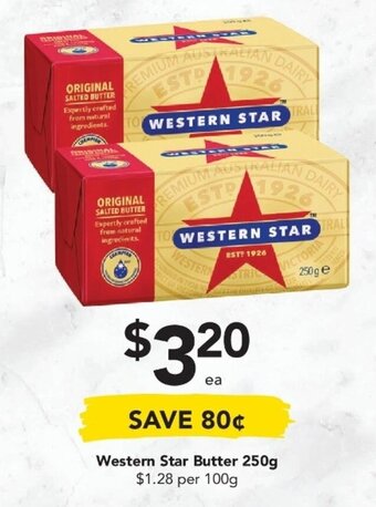 Western Star Butter 250g