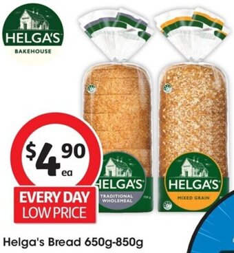 Coles Helga's Bread 650g-850g offer