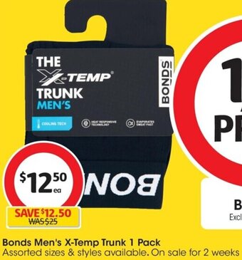 Bonds Men's X-Temp Trunk 1 Pack