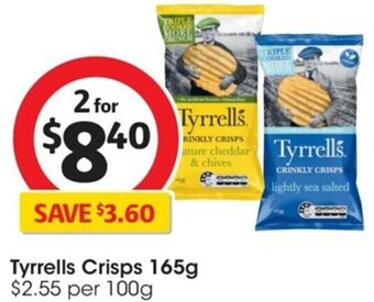 Tyrrells Crisps 165g