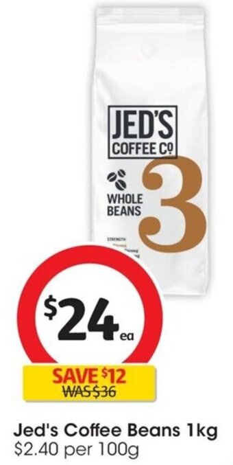 Jed's Coffee Beans 1kg