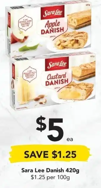 Drakes Sara Lee Danish 420g offer