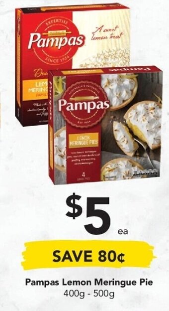 Pampas Lemon Meringue Pie 400g-500g