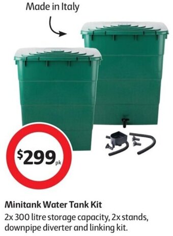 Coles Minitank Water Tank Kit offer