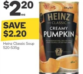 Woolworths Heinz Classic Soup 520-535g offer
