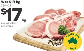 Woolworths Australian Pork Loin Chops offer