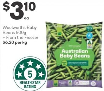 Woolworths Woolworths Baby Beans 500g offer