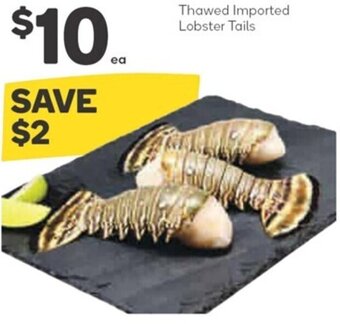 Thawed Imported Lobster Tails