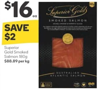 Woolworths Superior Gold Smoked Salmon 180g offer