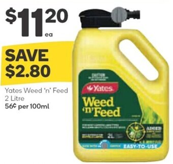 Woolworths Yates Weed 'n' Feed 2 Litre offer