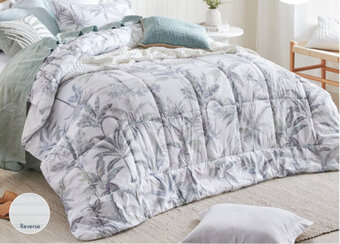 Pillow Talk Tulum Reversible Comforter Set by Essentials offer
