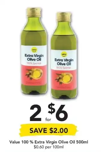 Drakes Value 100% Extra Virgin Olive Oil 500ml offer