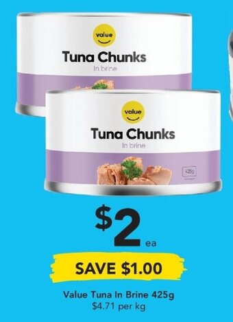 Drakes Value Tuna In Brine 425g offer