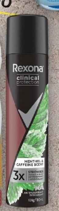 Drakes Rexona Clinical Protection Antiperspirant Deodorant 180ml offer
