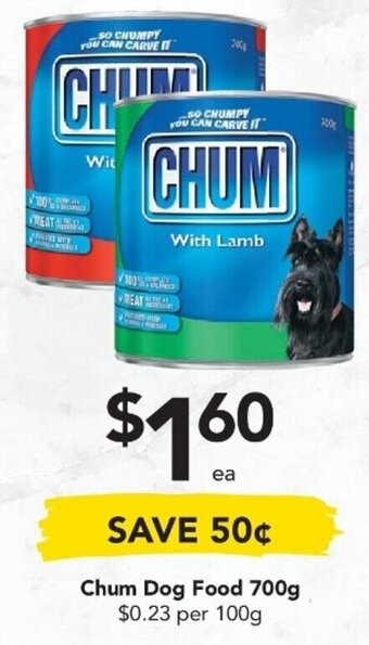 Chum Dog Food 700g