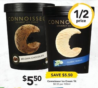Drakes Connoisseur Ice Cream 1lt offer