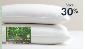 Gusseted pillow by Herington Cotton cover. Polyester fill.