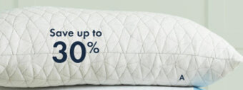 Pillow Talk A. Adjustable memory foam pillow by Dream Science offer