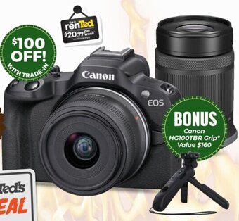 Teds Cameras Canon EOS R50 Twin Mirrorless Kit offer