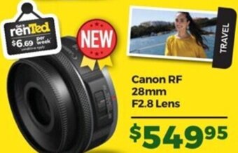Teds Cameras Canon RF 28mm F2.8 Lens offer