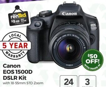 Teds Cameras Canon EOS 1500D DSLR Kit offer