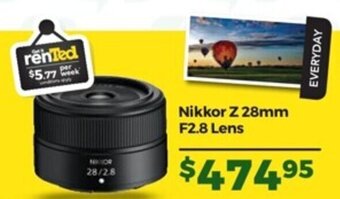 Teds Cameras Nikkor Z 28mm F2.8 Lens offer