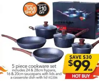 5 Piece Cookware Set - KG306