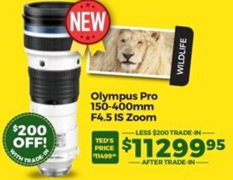 Olympus Pro 150-400mm F4.5 IS Zoom
