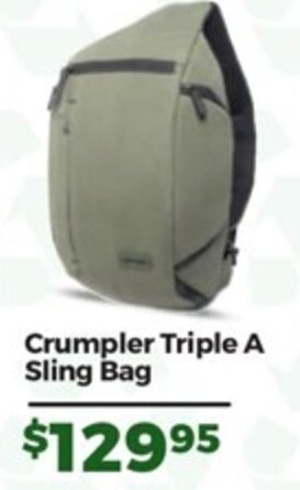 Teds Cameras Crumpler Triple A Sling Bag offer