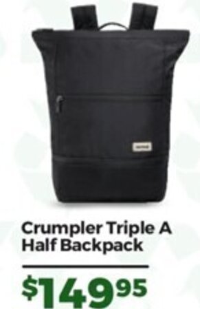 Teds Cameras Crumpler Triple A Half Backpack offer