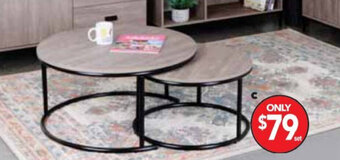 Cheap as Chips Fulton - Nested Coffee Tables set of 2 - FG191 offer