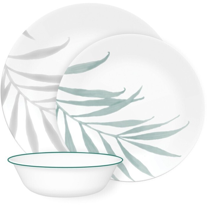 Corelle 12piece dinnerware set solar print offer at BIG W