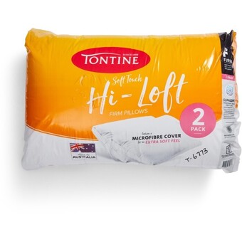 BIG W Tontine 2-pack hi-loft standard pillows offer