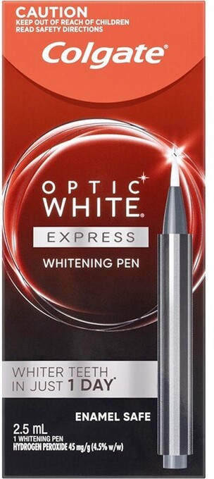 BIG W Colgate optic white pro series express teeth whitening pen offer