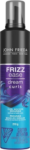 John frieda frizz ease curl reviver mousse 210g