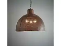 LivingStyles Riva Perforated Iron Dome Pendant Light, Extra Large, Antique Copper offer