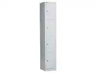 Go Storage GO 4 Door Locker Silver