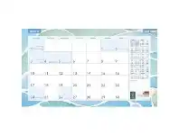 Sasco 2022 Monthly Half Desk Planner