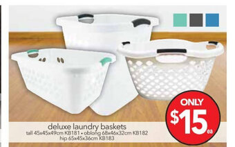 Cheap as Chips Deluxe Laundry Baskets offer