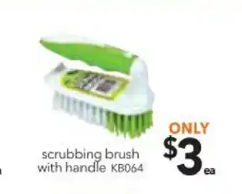 Cheap as Chips Scrubbing Brush with Handle - KB064 offer