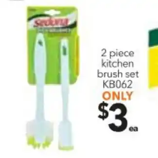 Cheap as Chips 2 Piece Kitchen Brush Set KB062 offer