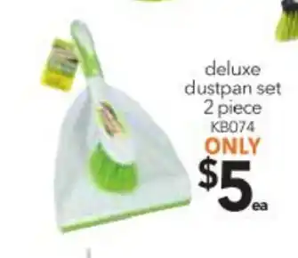 Cheap as Chips Deluxe Dustpan Set 2 Piece KB074 offer