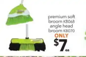 Cheap as Chips Premium Soft Broom KB068, ANgle Head Broom KB070 offer