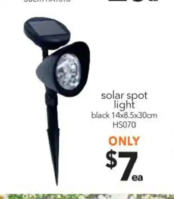 Cheap as Chips Solar Pot Light Black offer