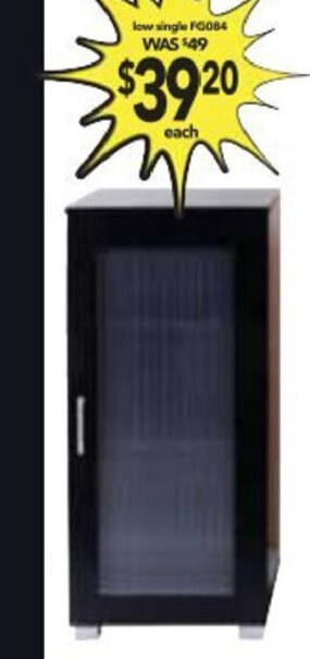 Cheap as Chips Black Finish Opaque Front Cupboards - Low Single offer