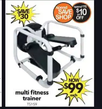 Cheap as Chips Multi Fitness Trainer - TS159 offer
