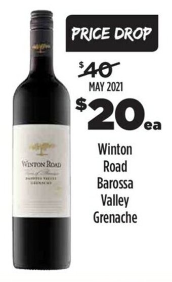 Liquorland Winton Road Barossa Valley Grenache offer