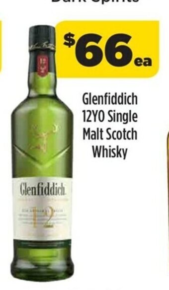 Liquorland Glenfiddich 12YO Single Malt Scotch Whisky offer