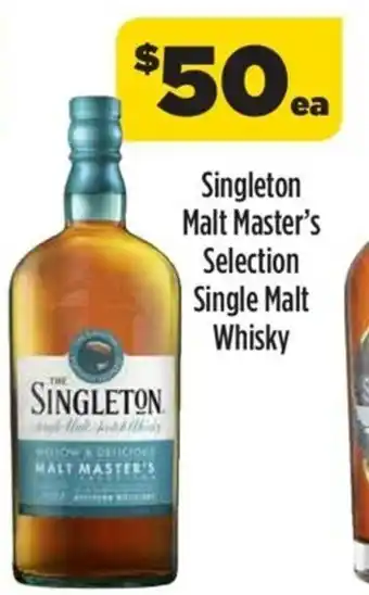 Liquorland Singleton Malt Master's Selection Single Malt Whisky offer