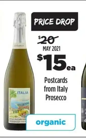 Liquorland Postcards From Italy Prosecco offer